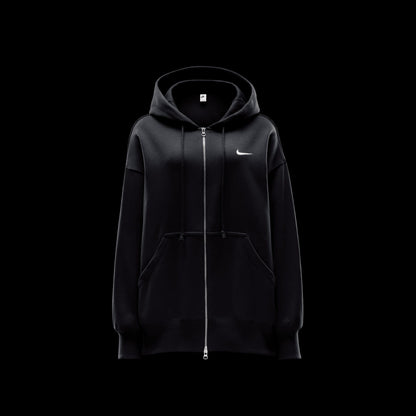 Nike Sportswear Phoenix Fleece Oversize Hoodie Kadın Siyah Eşofman Üstü