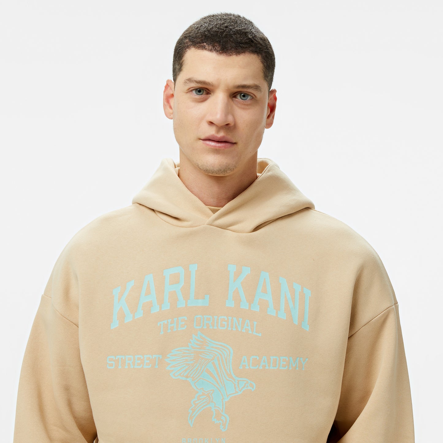 Karl Kani Kani Street Academy Os Erkek Krem Hoodie