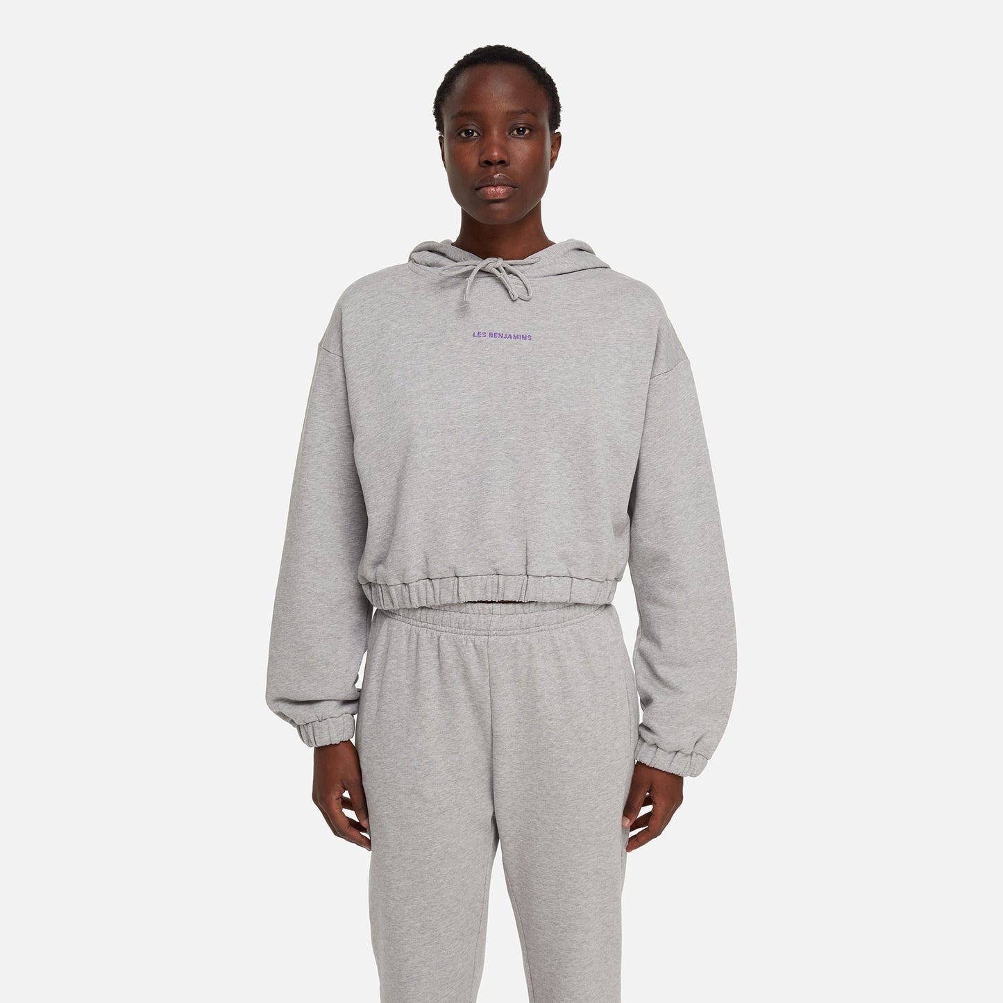 Les Benjamins Core Kadın Gri Hoodie