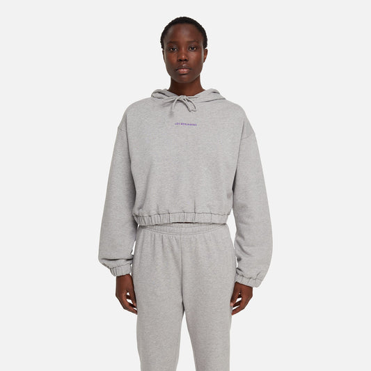 Les Benjamins Core Kadın Gri Hoodie