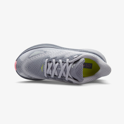 Hoka Clifton 9 Gore-tex Kadın Gri Yol Koşusu Ayakkabısı