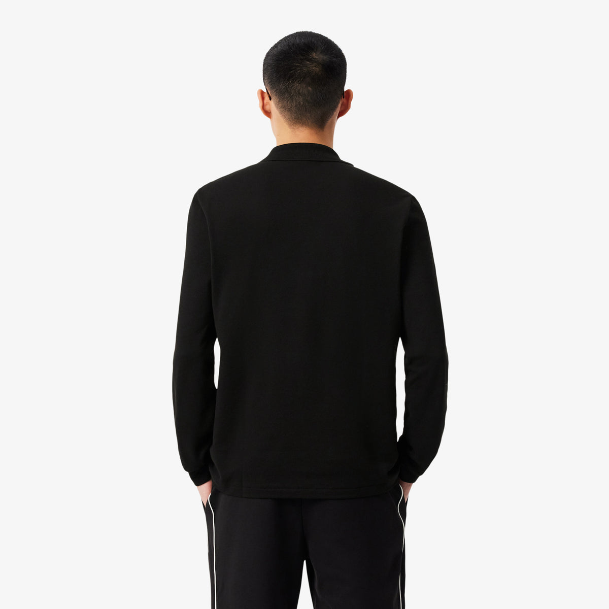 Lacoste Erkek Classic Fit Uzun Kollu Siyah Polo
