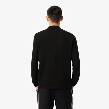 Lacoste Erkek Classic Fit Uzun Kollu Siyah Polo