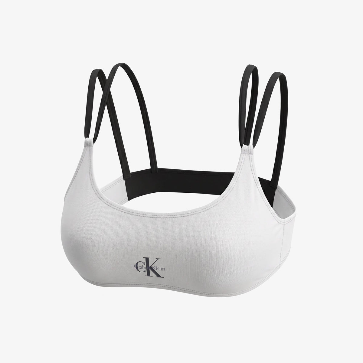 Calvin Klein Spor Sütyenilette Kadın Beyaz Bikini Üstü
