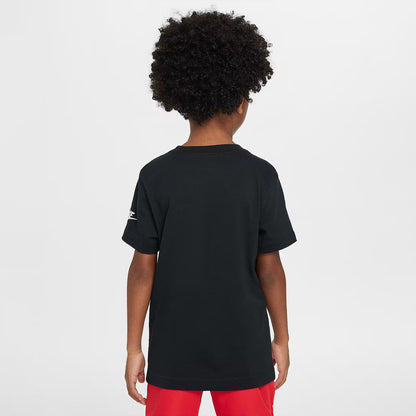 Nike Brandmark Swoosh Çocuk Siyah T-shirt