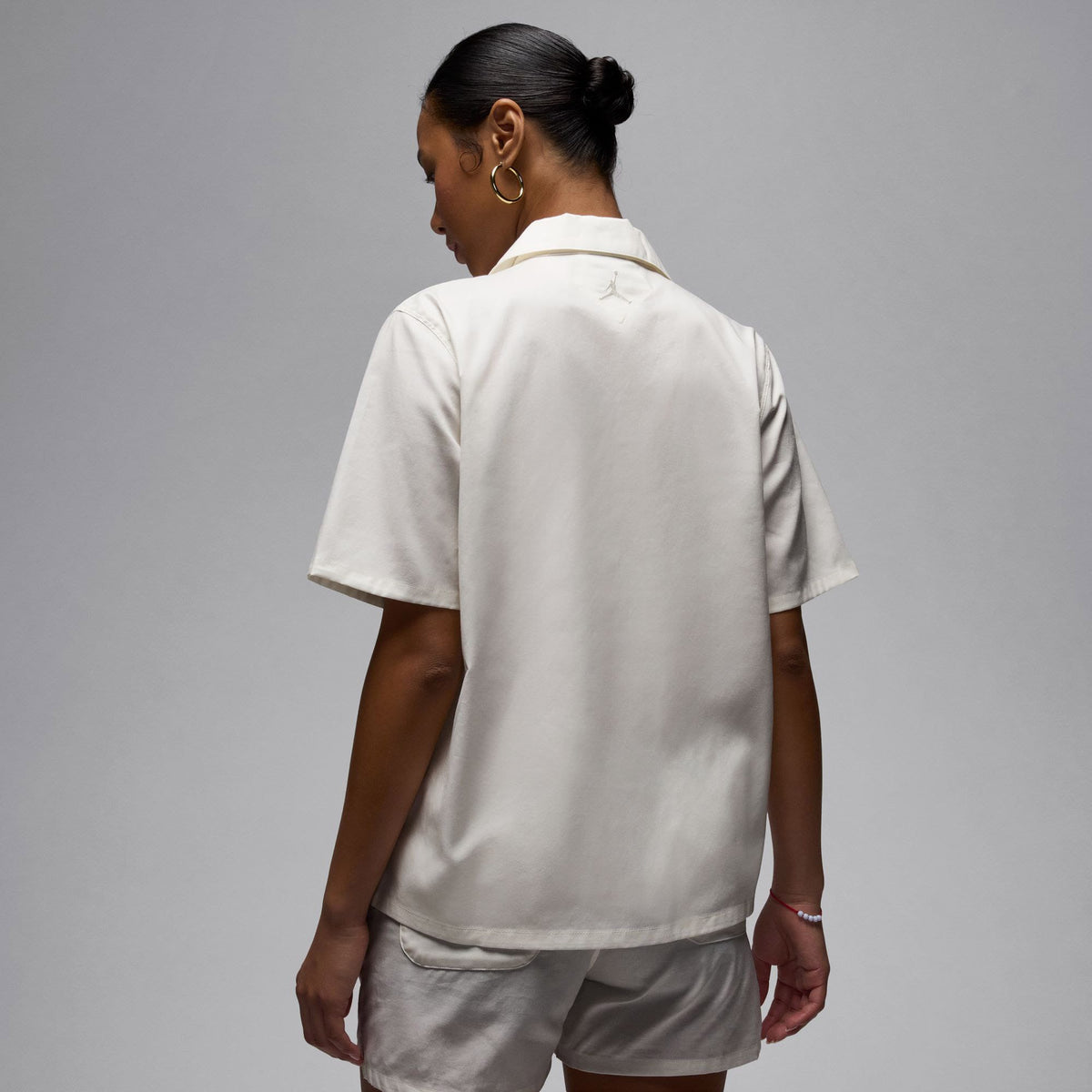 Jordan Woven Top Kadın Beyaz T-shirt