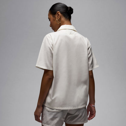Jordan Woven Top Kadın Beyaz T-shirt