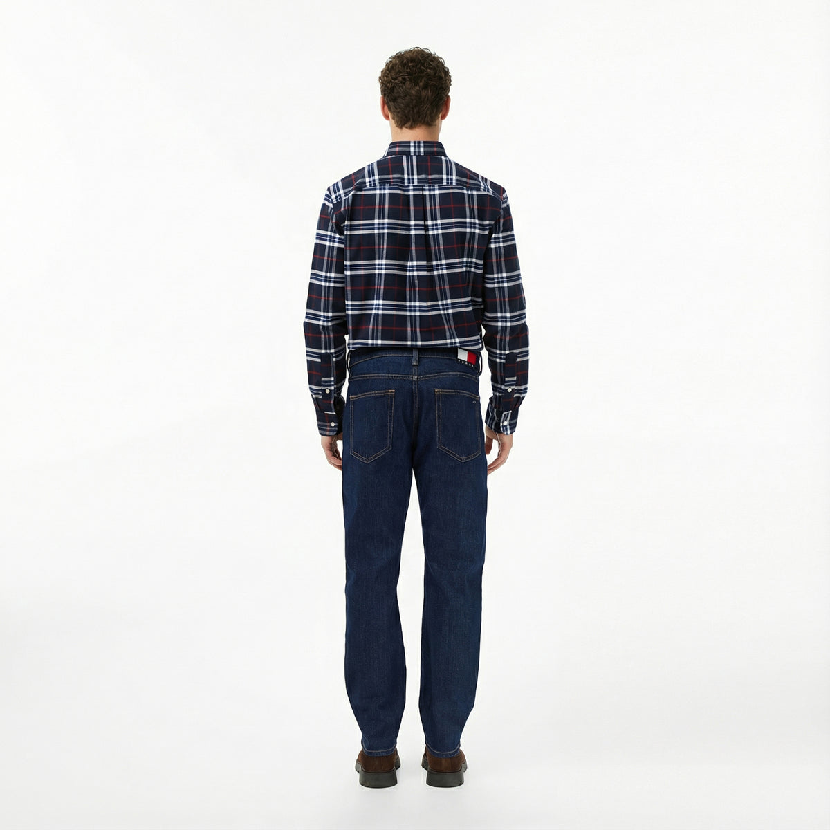 Tommy Hilfiger Ryan Slim Di4156 Erkek Koyu Mavi Straight Jean