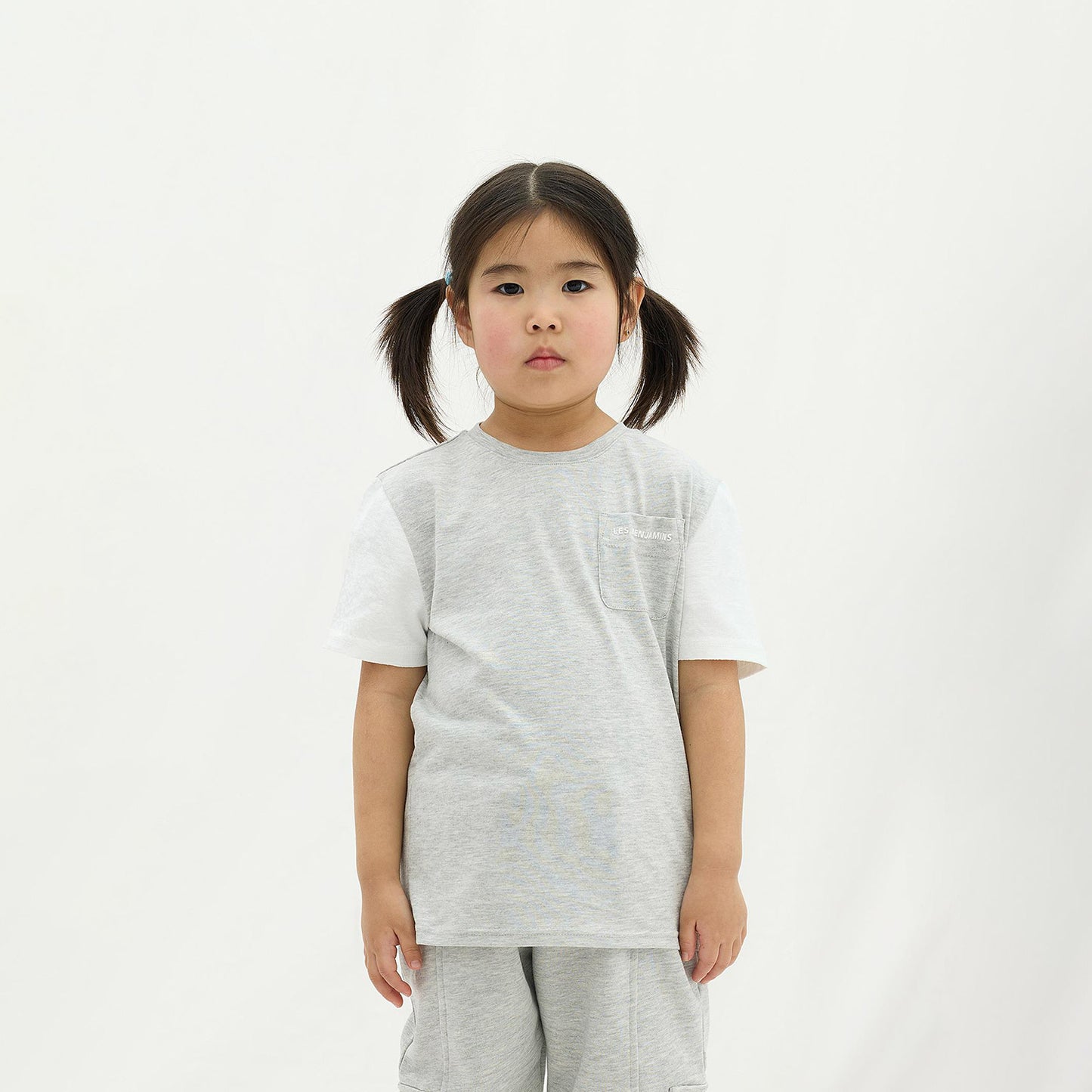 Les Benjamins 403 Çocuk Gri T-shirt