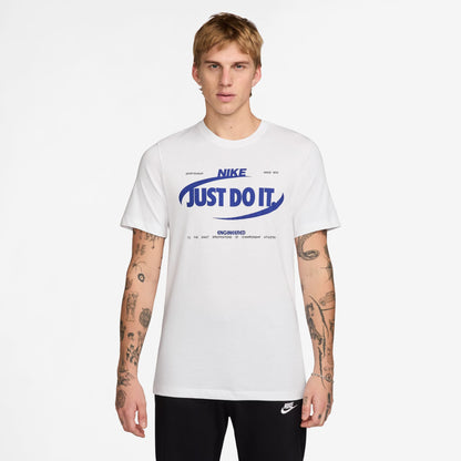 Nike Sportswear 'just Do It' Erkek Beyaz T-shirt