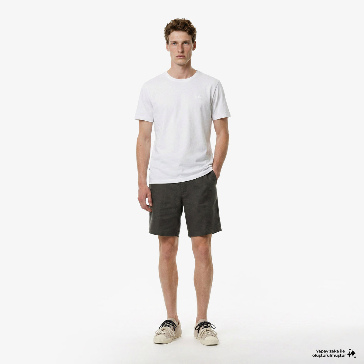 Ucla Regular Fit Erkek Beyaz T-shirt