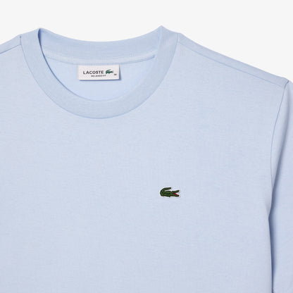 Lacoste Kadın Relaxed Fit Bisiklet Yaka Mavi T-shirt