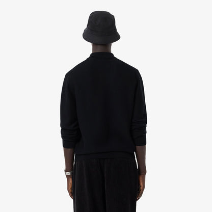 Lacoste Classic Fit Erkek Siyah Kazak