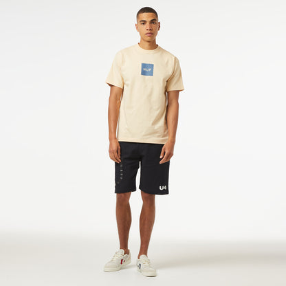 Huf Set Box S/s Erkek Krem T-shirt