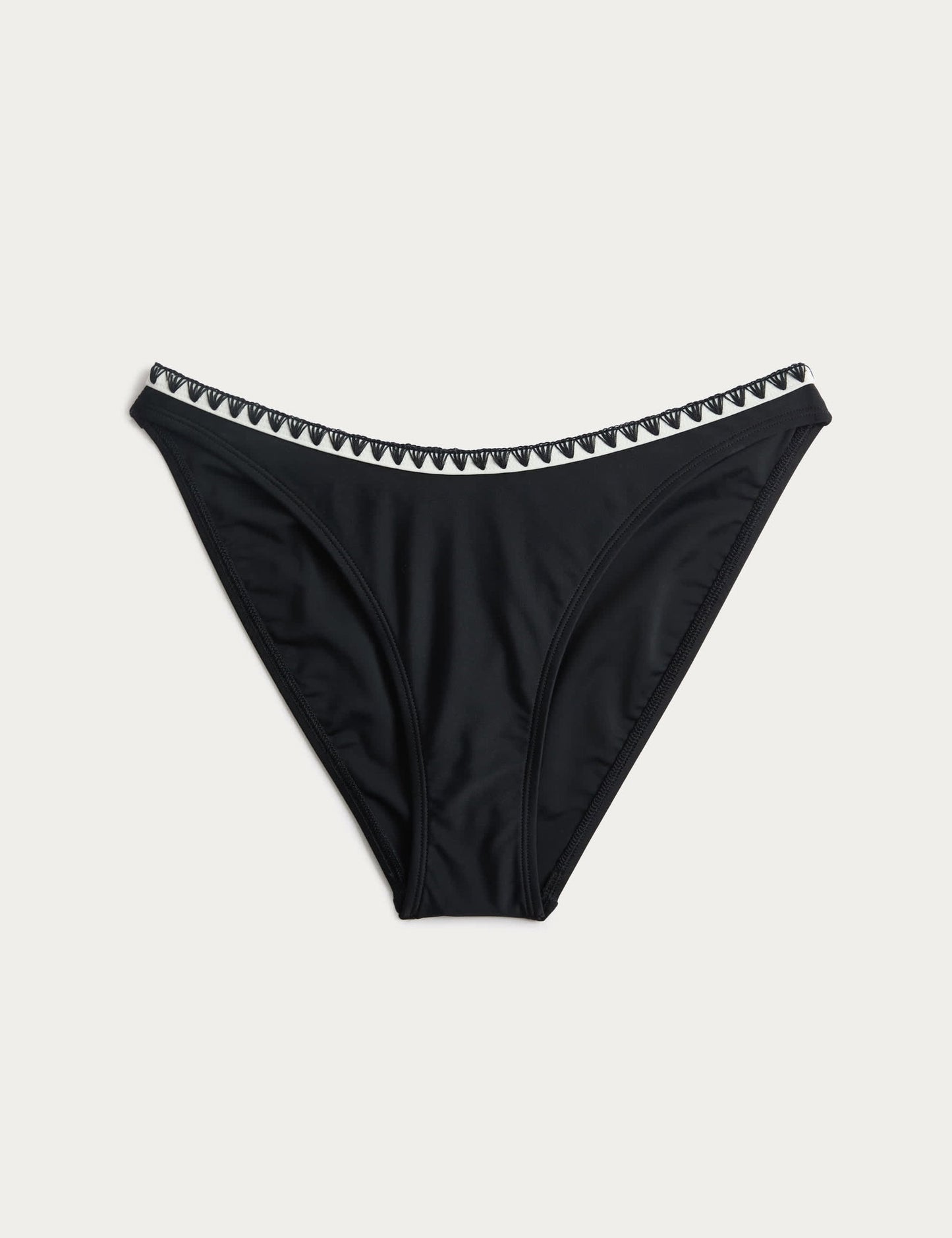 Dikiş Detaylı Yüksek Bel Bikini Altı