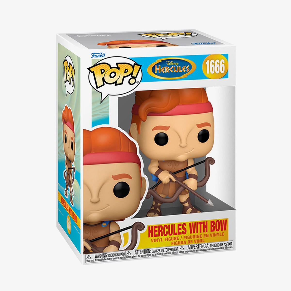 Funko Pop! Disney: Hercules S4 Hercules With Bow Unisex Renkli Figür