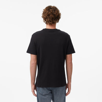 Calvin Klein Waffle Badge Crewnk Erkek Siyah T-shirt