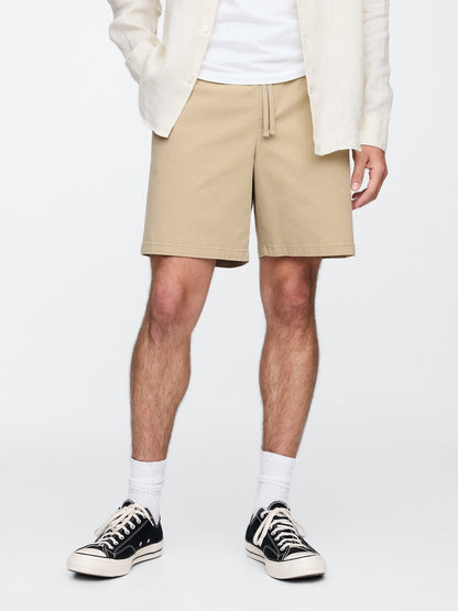 Açık Kahverengi 7 Essential Pull-on Khaki Şort