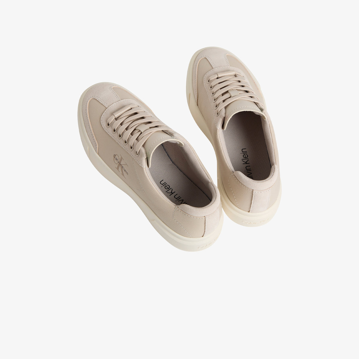 Calvin Klein Basket Cups Kadın Bej Sneaker