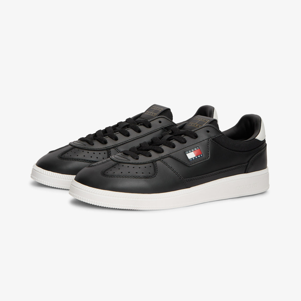 Tommy Hilfiger The Greenwich Edge Leather Erkek Siyah Spor Ayakkabı