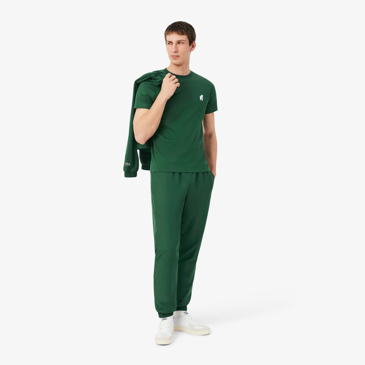Lacoste Novak Djokovic The Goat Erkek Yeşil T-shirt
