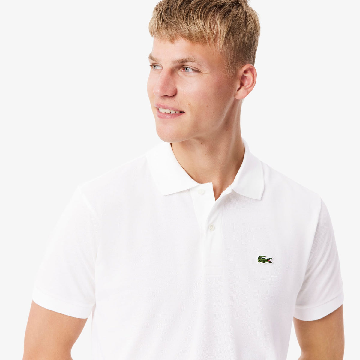 Lacoste Erkek Classic Fit L1212 Beyaz Polo