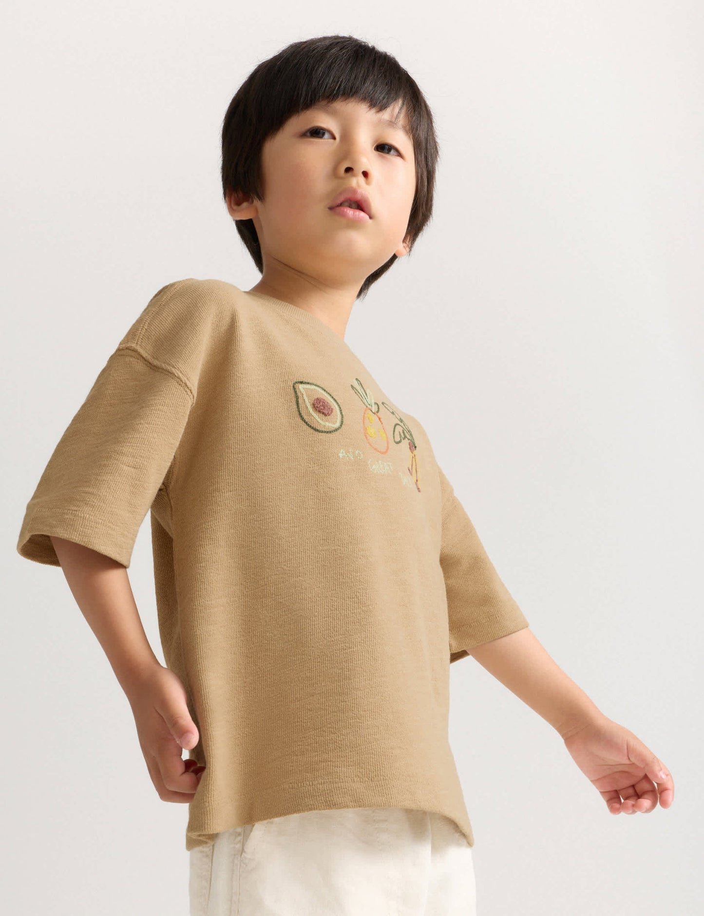 Desenli Pamuklu T-shirt