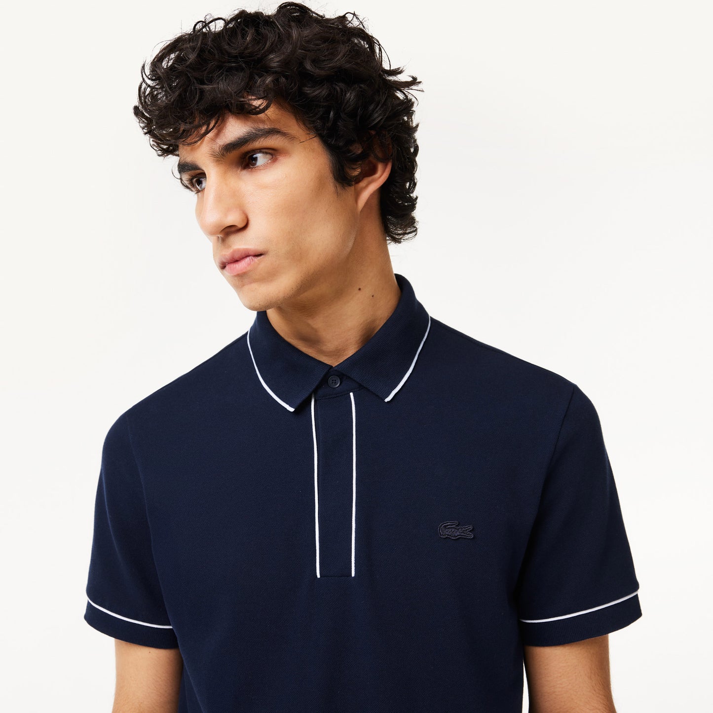 Lacoste Paris Erkek Regular Fit Organik Pamuk Lacivert Polo