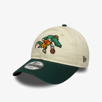 New Era Baseball Mascot Çocuk Krem/yeşil Şapka
