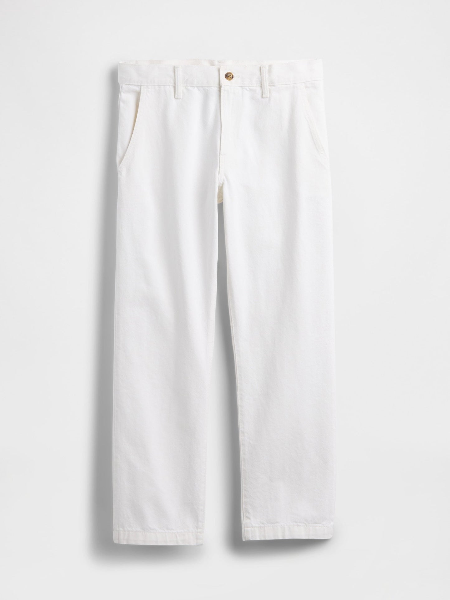 Beyaz Relaxed Straight Pantolon Jean