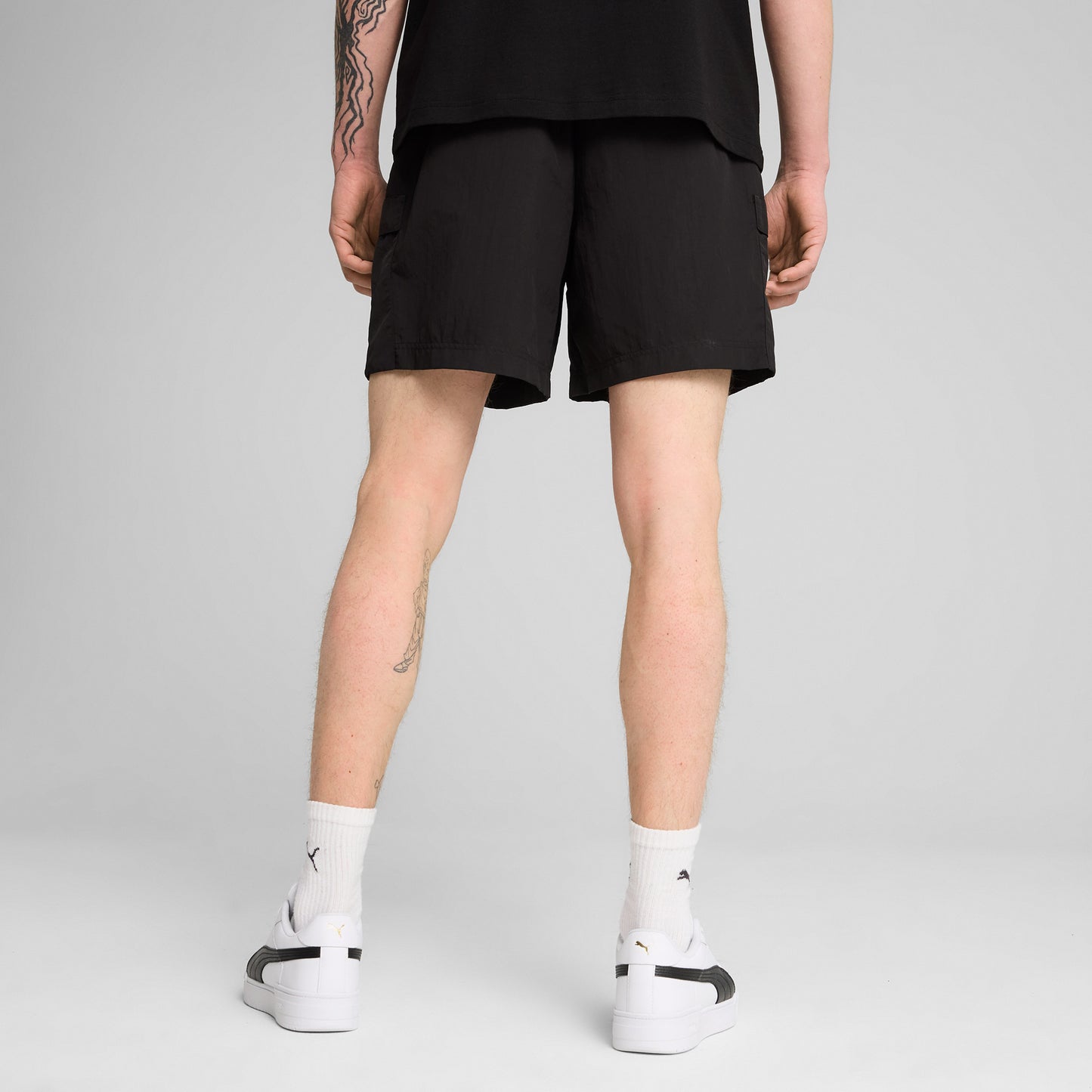 Puma Wardrobe Essentials Relaxed Cargo Unisex Siyah Şort