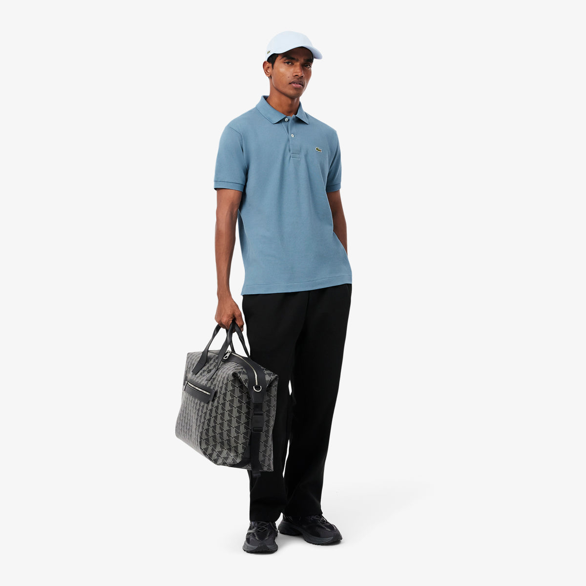 Lacoste L.12.12 Classic Fit Erkek Gri Polo