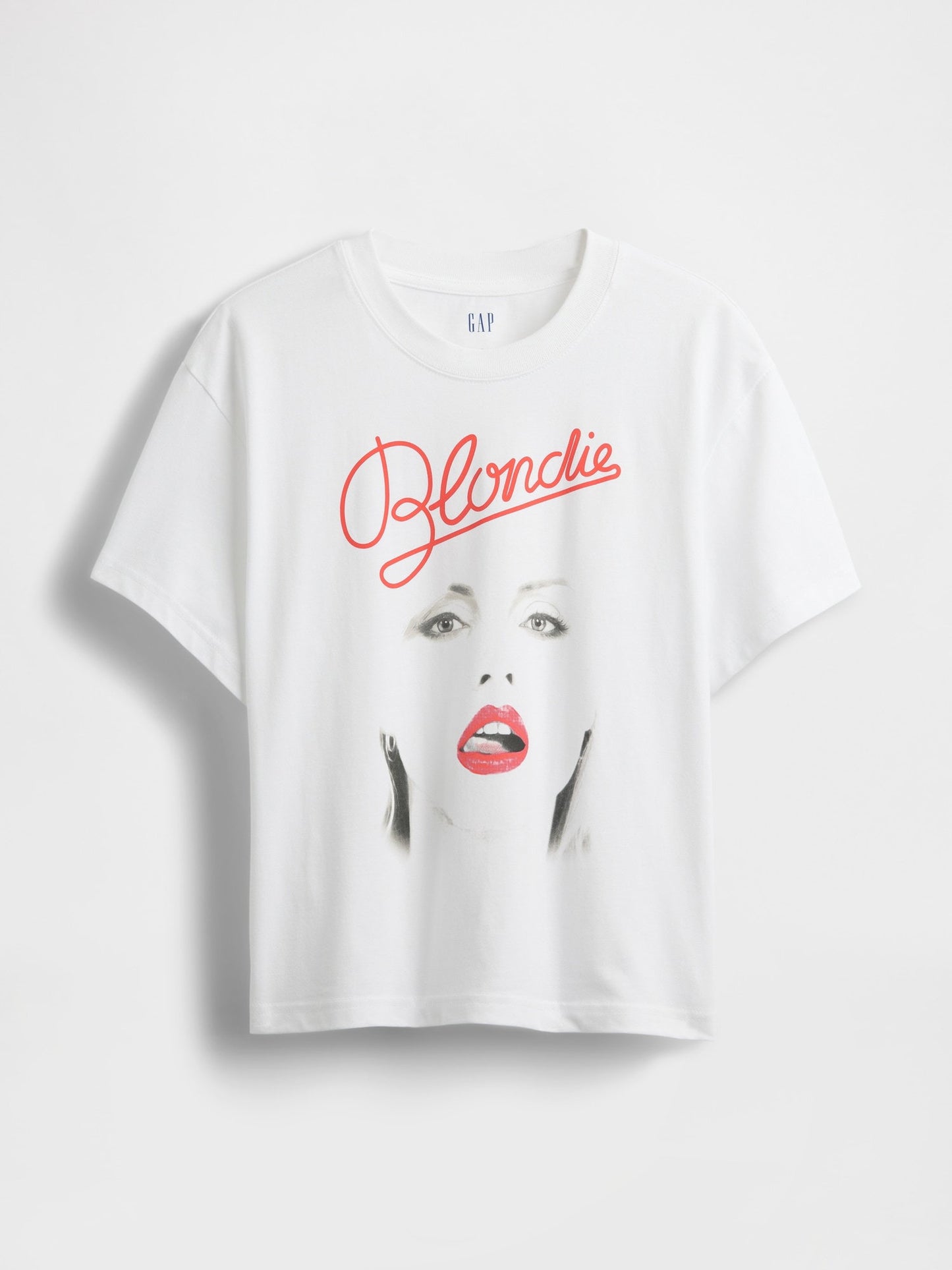 Beyaz Organik Pamuk Grafik T-shirt