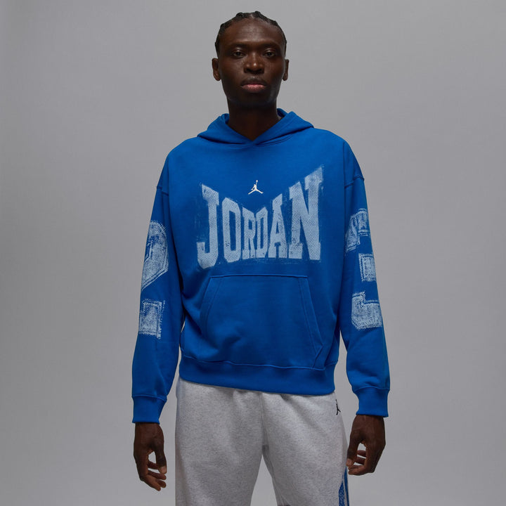 Jordan Brooklyn College Erkek Mavi Hoodie