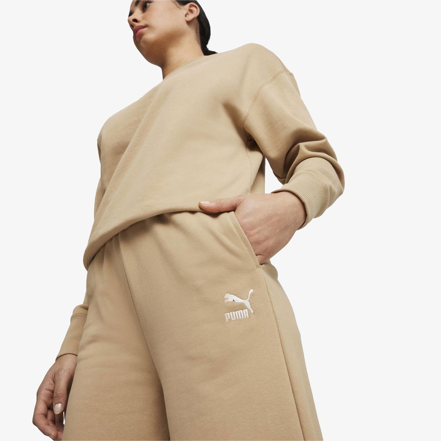 Puma Better Classics Kadın Bej Eşofman Altı