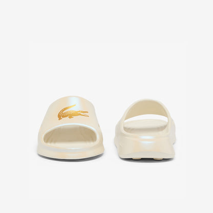 Lacoste Meduz Slide Kadın Beyaz Terlik