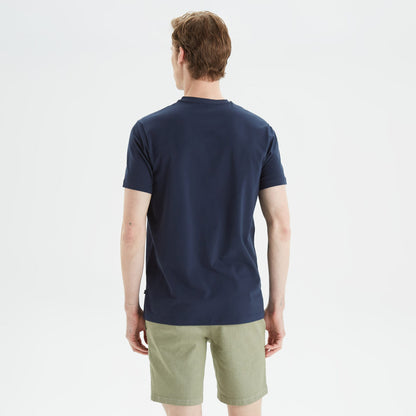 Nautica Erkek Lacivert Standart Fit T-shirt