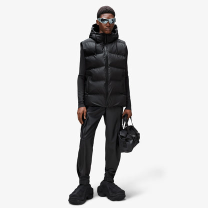 Rains Alta Puffer Vest W3t2 Unisex Siyah Mont