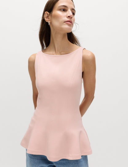 Kolsuz Peplum Bluz