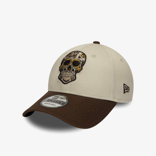 New Era Ne Skull 9forty Newera Stnabr Unisex Bej Şapka