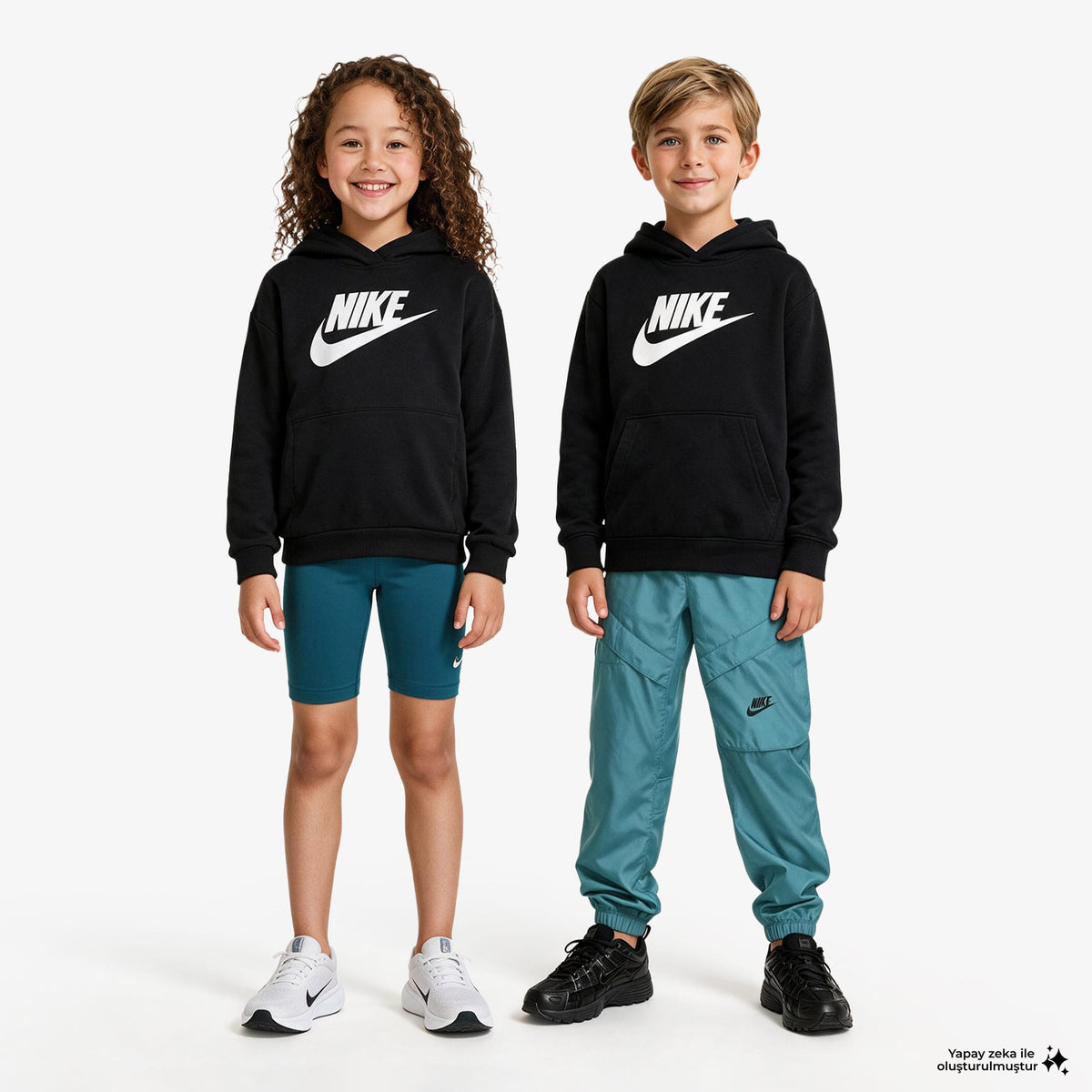 Nike Sportswear Club Çocuk Siyah Hoodie