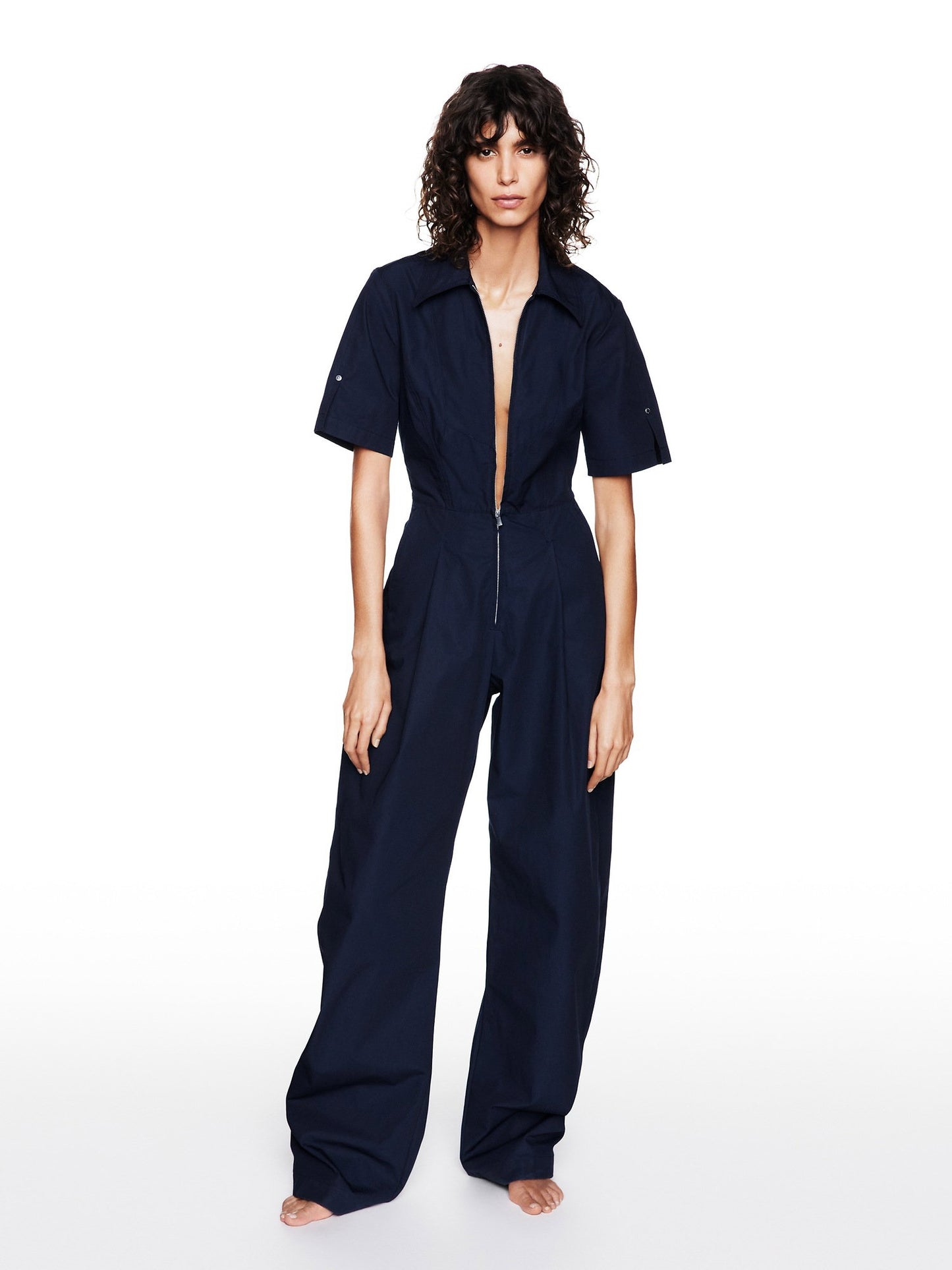 Lacivert Gap × Victoria Beckham Loose Utility Tulum