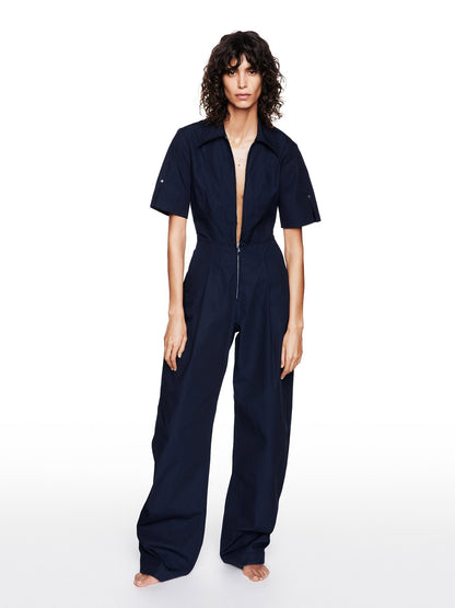 Lacivert Gap × Victoria Beckham Loose Utility Tulum