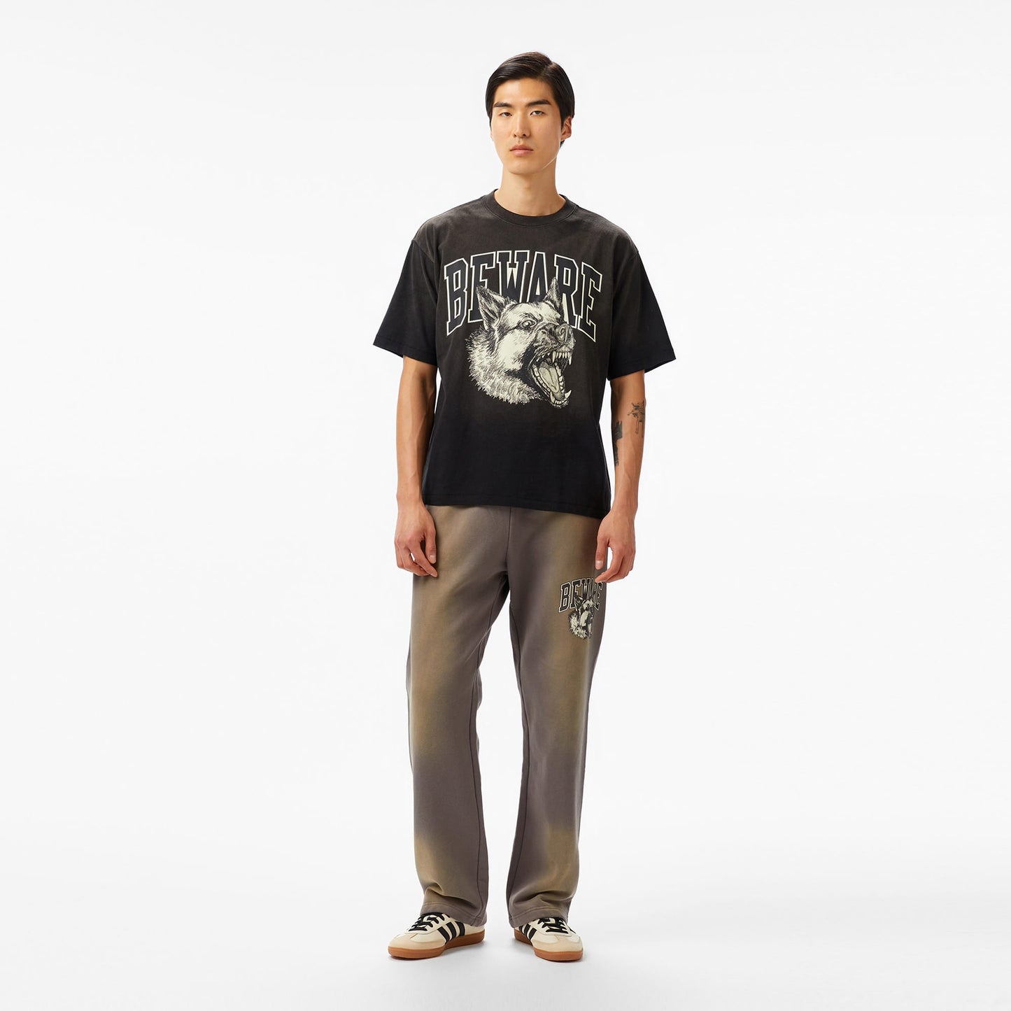 The Market 'tonal Beware' Erkek Siyah T-shirt