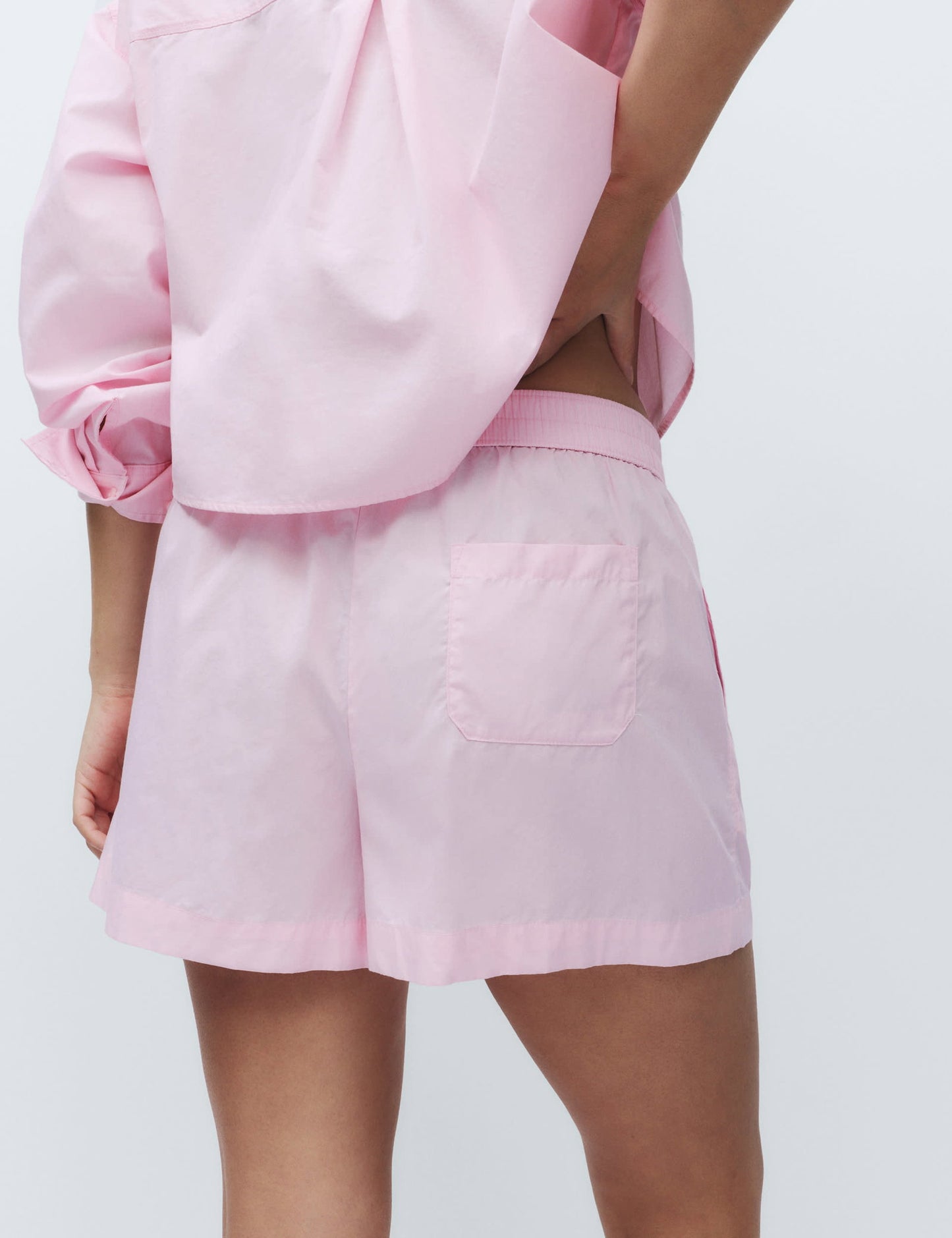 Saf Pamuklu Pijama Şort