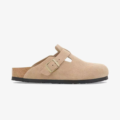 Birkenstock Boston Vl Kadın Bej Terlik