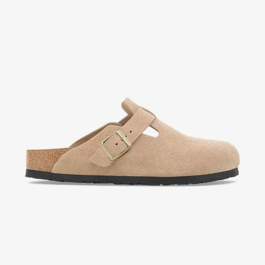 Birkenstock Boston Vl Kadın Bej Terlik
