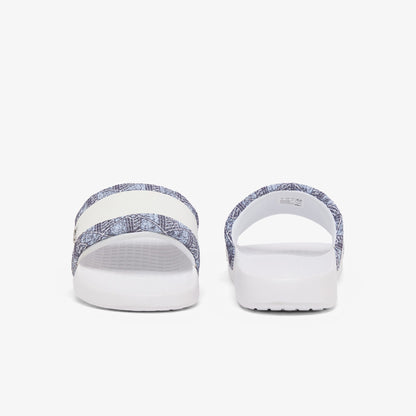 Lacoste Serve Slide Hybrid Erkek Beyaz Terlik
