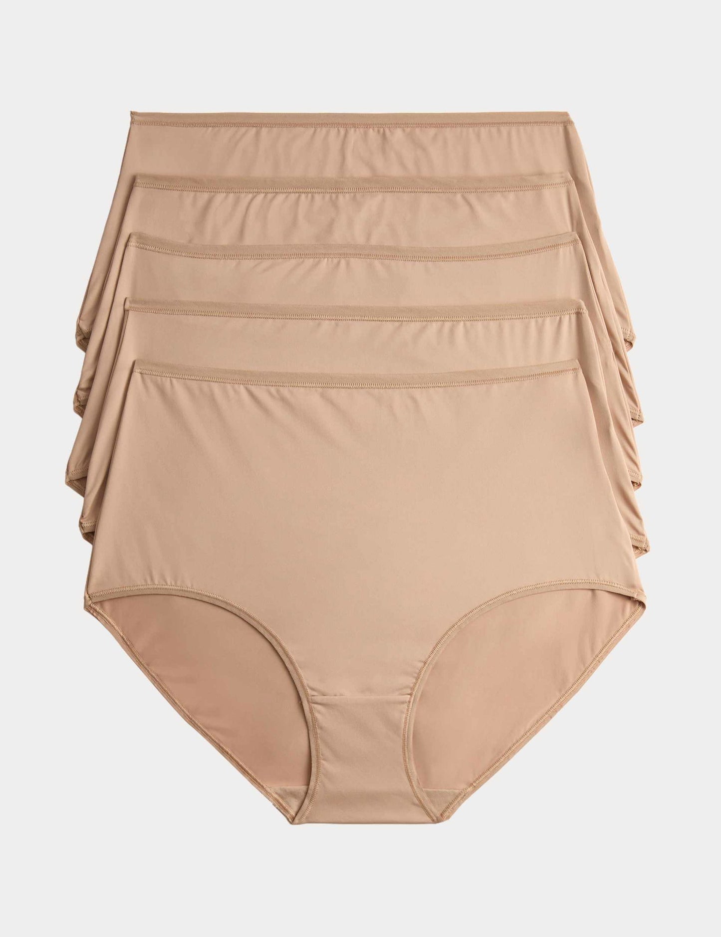5'li Dikişsiz Full Brief Külot Seti