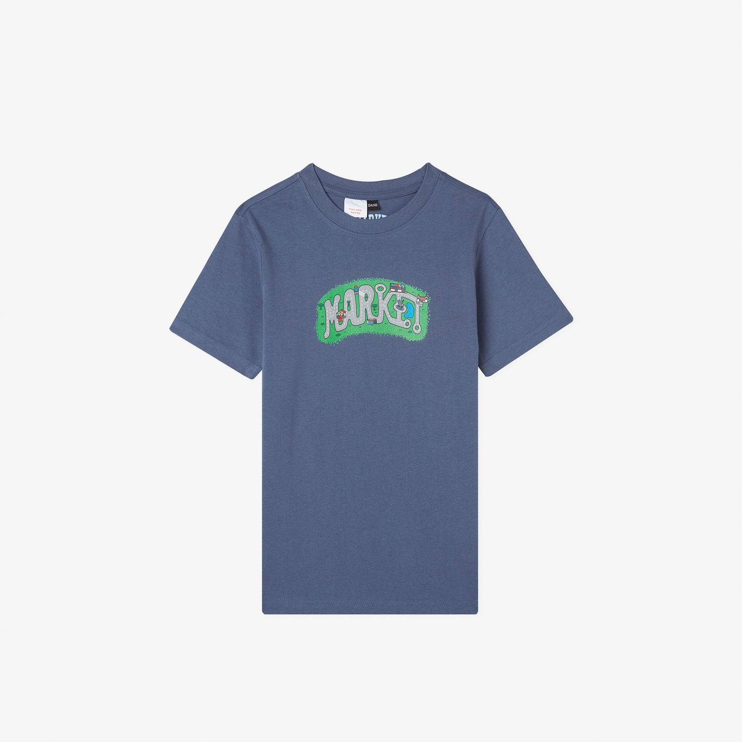 Market City Streets Çocuk Mavi T-shirt